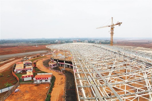 ?？诿捞m國際機(jī)場(chǎng)鋼結(jié)構(gòu)建筑應(yīng)用